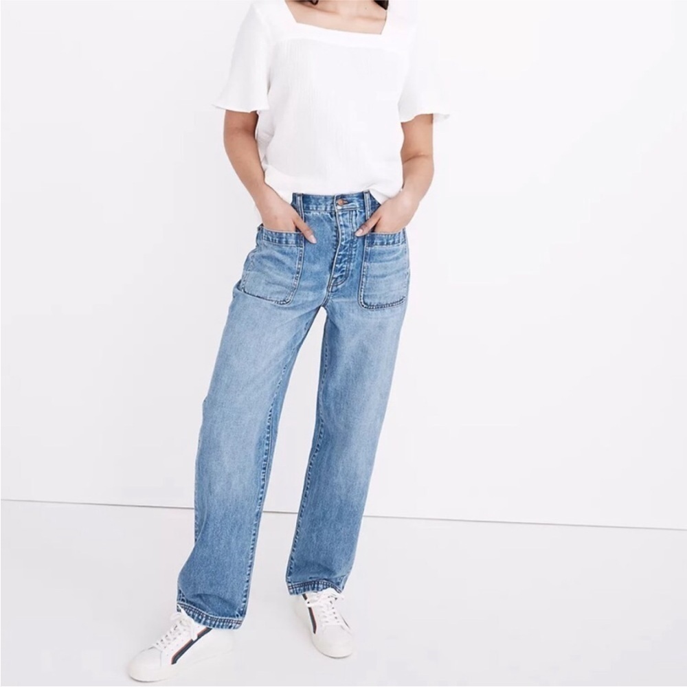 Madewell The Dadjean in Parkglen Wash: Patch Pocket Edition Size: 30